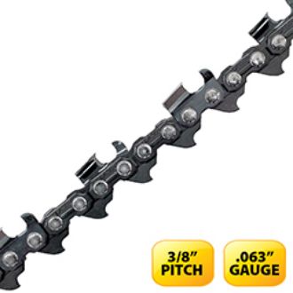 Picture of Laser 3/8" x.063 Chisel Chain Per Link